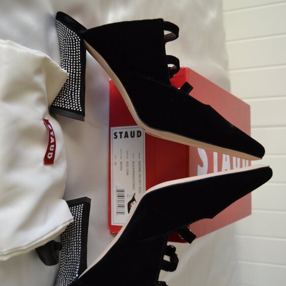 STAUD NADINE VELVET HEEL- NEW IN A BOX Size Euro 39 - Picture 4 of 13